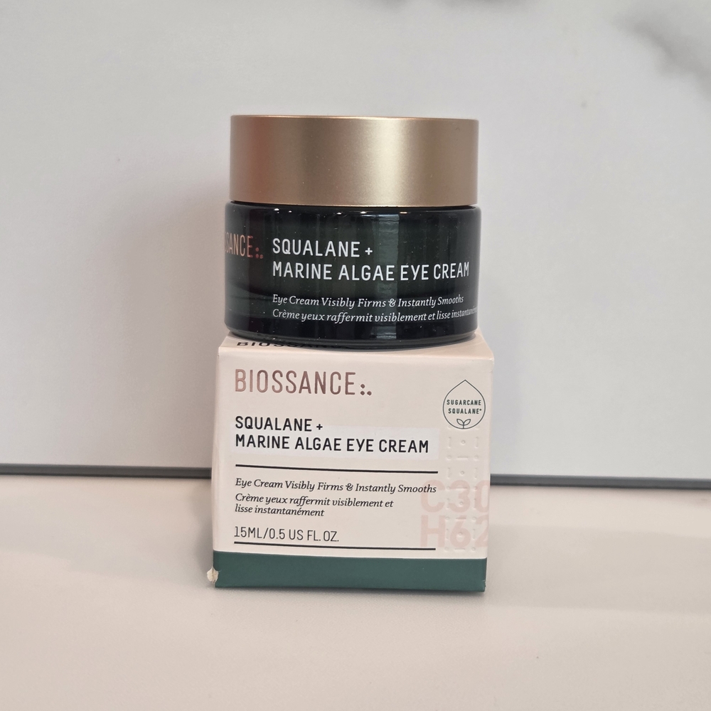 Biossance Squalane + Marine Algae Eye Cream 15m/.50ozl - NEW IN BOX Retail $56